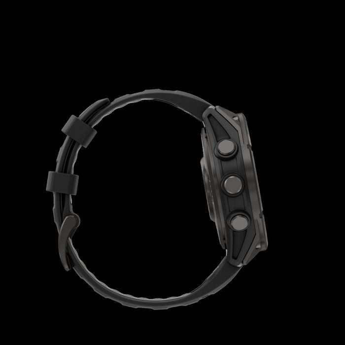 Garmin Fenix 8 Pro 47mm Carbon Multisport Smartwatch - Fitness Tracker, AMOLED Sapphire Display, LTE/Satellite Connectivity, Health Metrics, Voice Calls