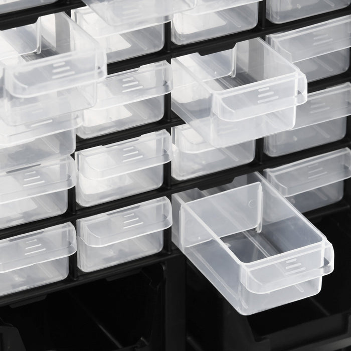 Durhand Plastic 39 Drawer Plastic Parts Storage Hardware Cabinet
