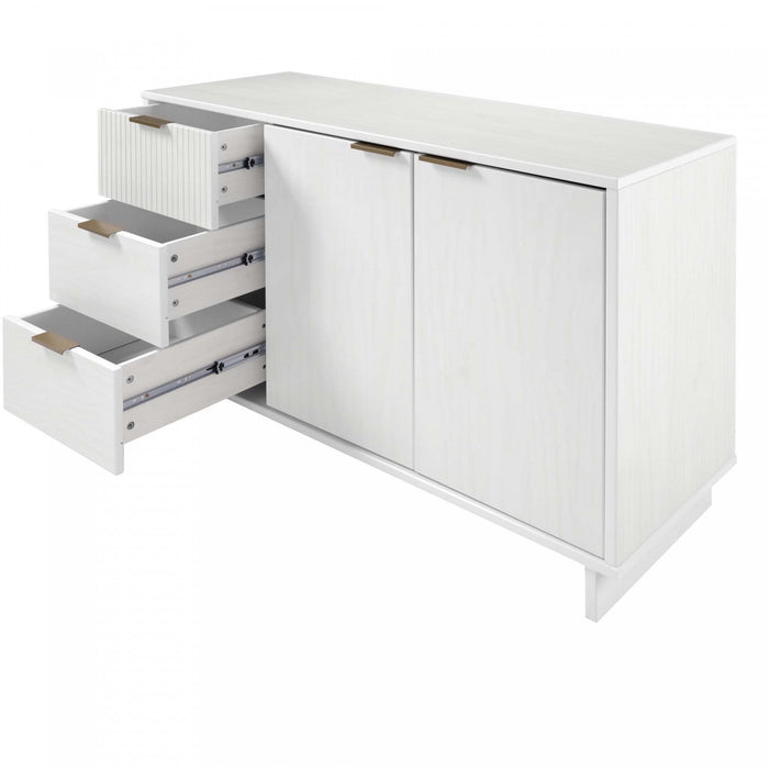 Granville Modern 55\" Sideboard in White Buffet 