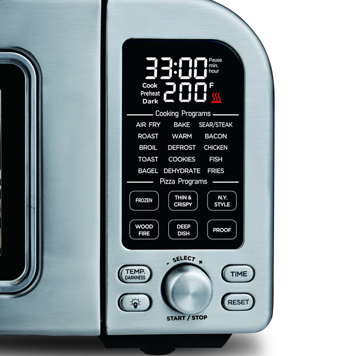 Salton Pizzadesso - Ultra High Heat Professional Pizza Oven and Air Fryer Combo Convection Toaster Oven 