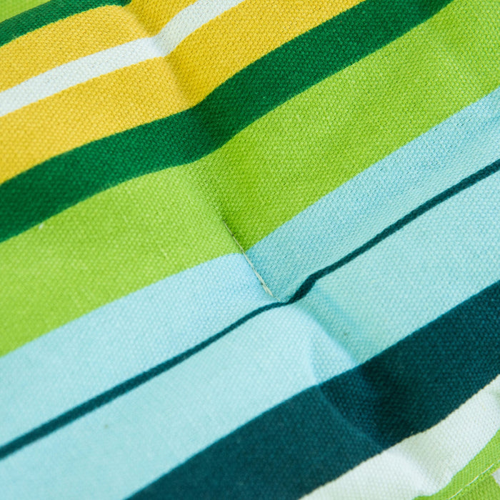 Outsunny 83\" Patio Double Hammock, Wide Outdoor Hammock Bed Striped Fits 2 People Sunbed Camping Han