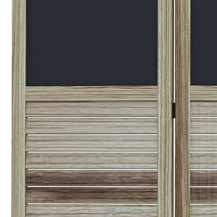Homcom 4 Panel Room Divider With Chalkboard Folding Privacy Screen