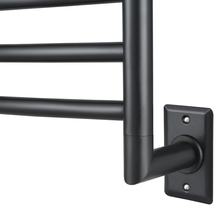Ancona Svelte Rounded 13-Bar Hardwired Towel Warmer with Wall Countdown Timer - AN-5424-TWCD01 