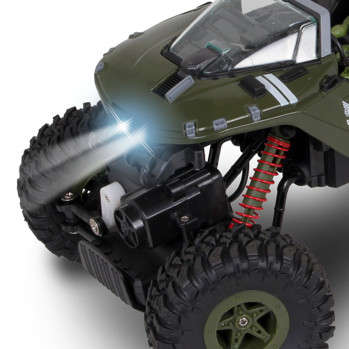 NKOK RC \"Rock Hog\" UNSC Warthog Rock Crawler