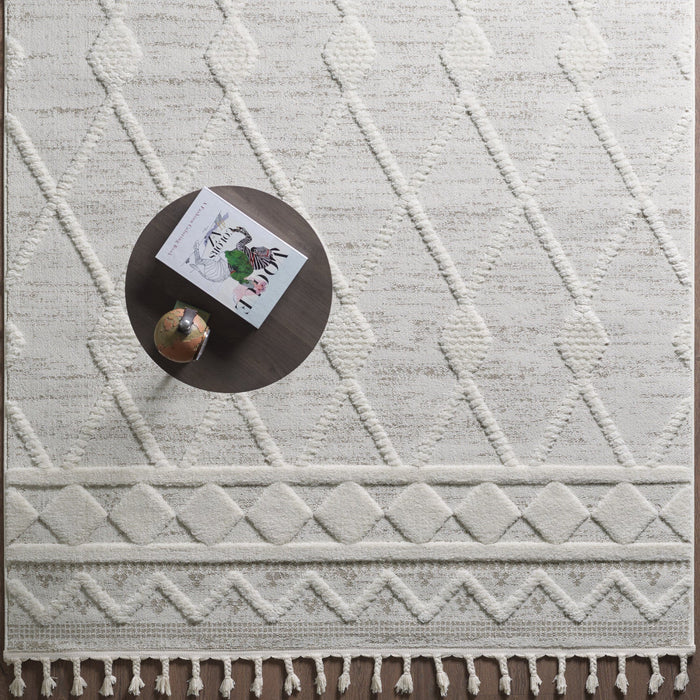 Quinto Rhombus Shag Area Rug - 2'7\" x 8'