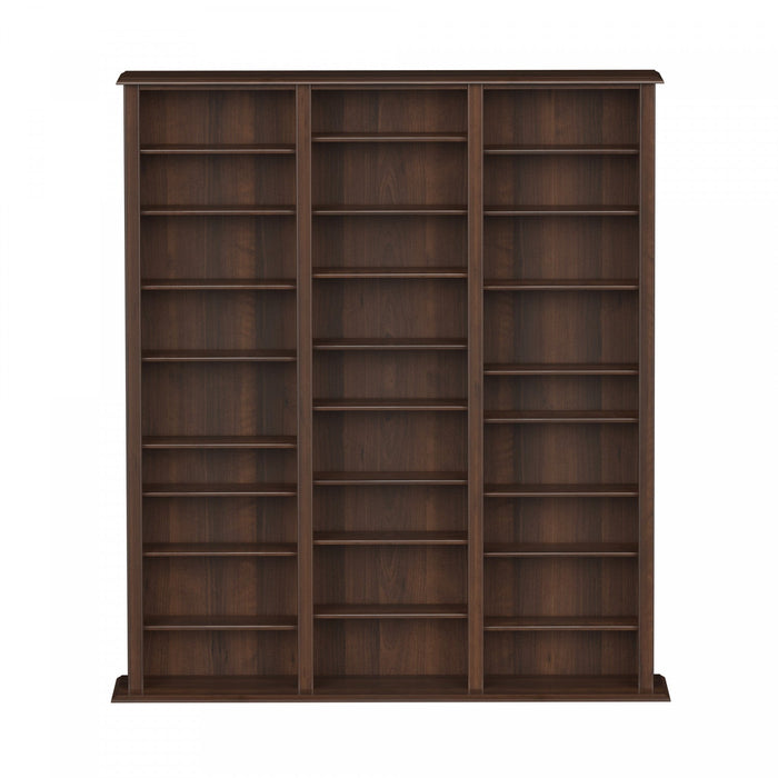 27 Adjustable Shelves Multimedia Storage - Espresso 