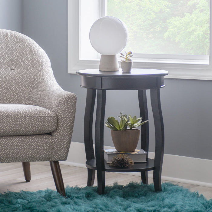 Rainbow Chairside Table - Black