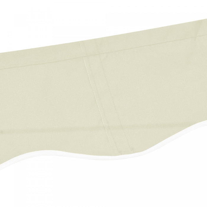 Outsunny 10' X 8' Retractable Awning Fabric Replacement Outdoor Sunshade Canopy Awning Cover, Uv Pro