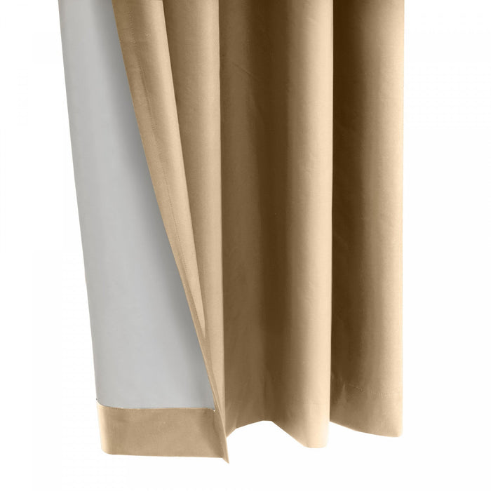Thermaplus Alpine Taupe Blackout Grommet Curtain Panel - 52 x 108