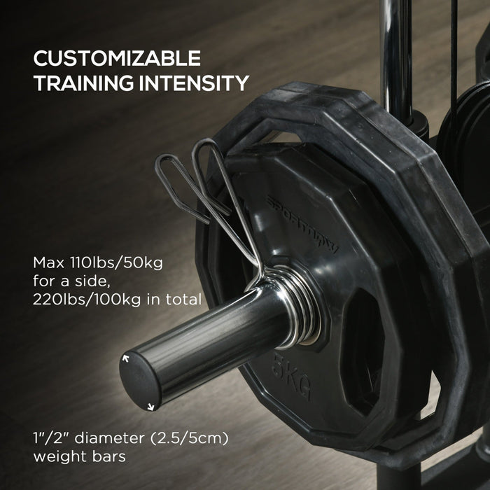 Soozier Home Gym Machine, 15-position Adjustable Training Workout Station
