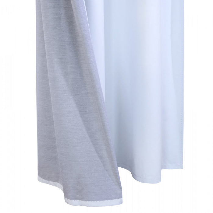 Thermaplus Ultimate White Blackout Multi Header Curtain Liner - 45 x 113