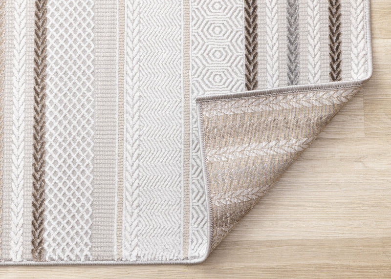 London Striped Indoor Area Rug - 7'10\" x 10'6\"