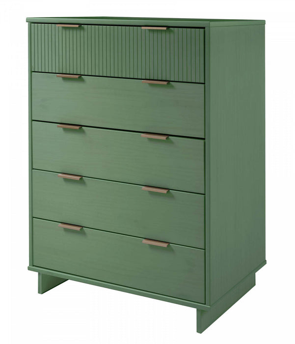 Granville Modern 2-Piece Dresser Set in Sage Green 