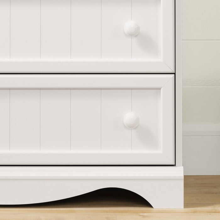 Savannah Narrow Changing Table - Pure White 