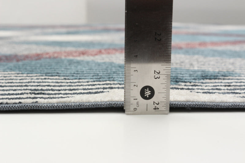 Kors Blue Machine Washable Area Rug - 6'0\" x 9'0\"