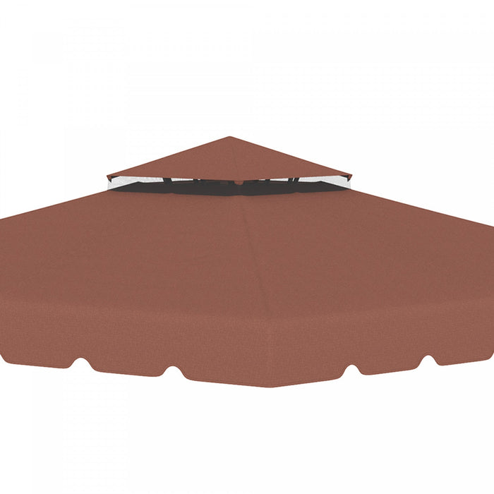 Outsunny 9.8' X 9.8' Gazebo Replacement Canopy, Gazebo Top Cover With Double Vented Roof For Garden 
