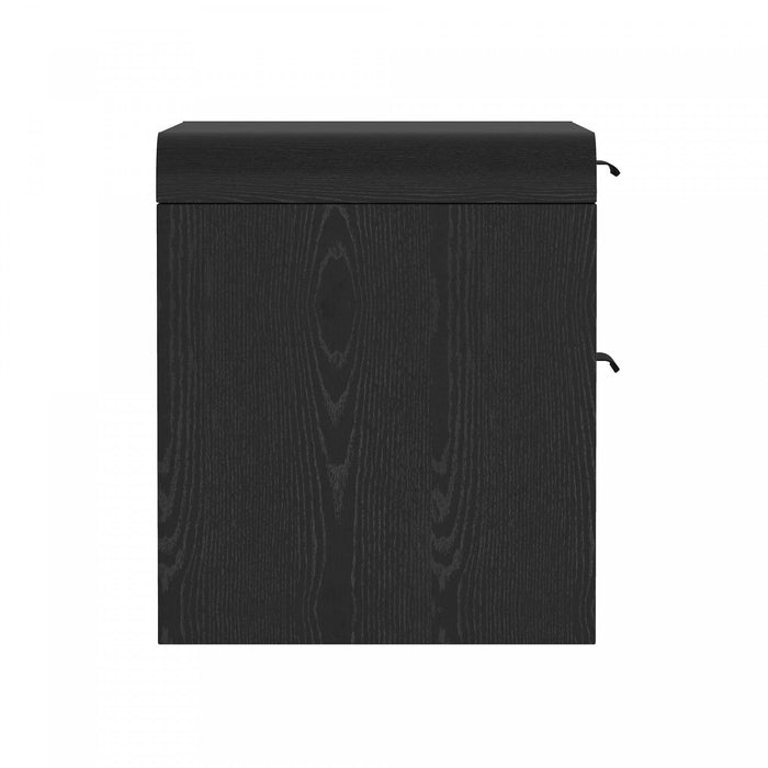 Grace Modern 28\" Nightstand in Black 