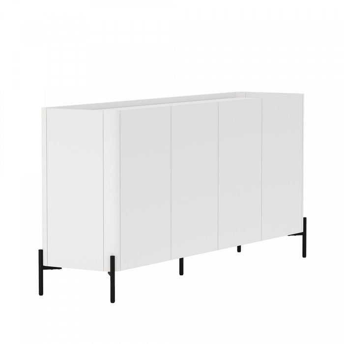 Abbey Modern 67\" Sideboard in White 