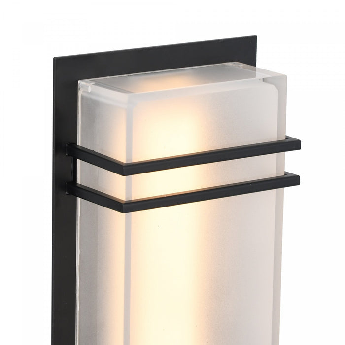 Sausalito 15 W LED Black Outdoor Wall Light II 