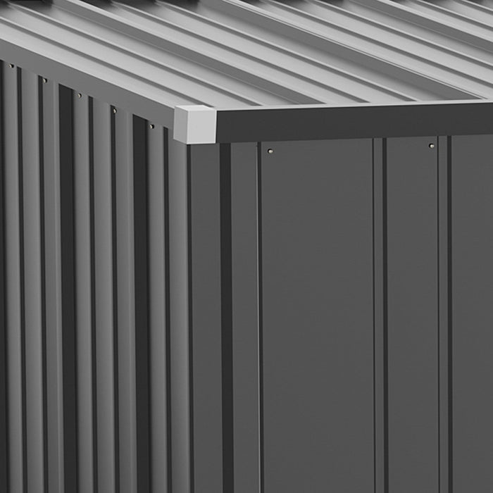Outsunny 5' X 3' Outdoor Storage Shed, Steel Garden Shed With Single Lockable Door, Tool Storage Hou