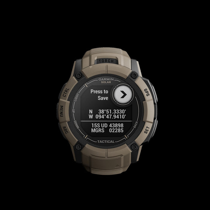 Garmin Instinct® 2x Solar Gps Smartwatch - Health & Fitness Tracking With Multi-band Gnss - Coyote T