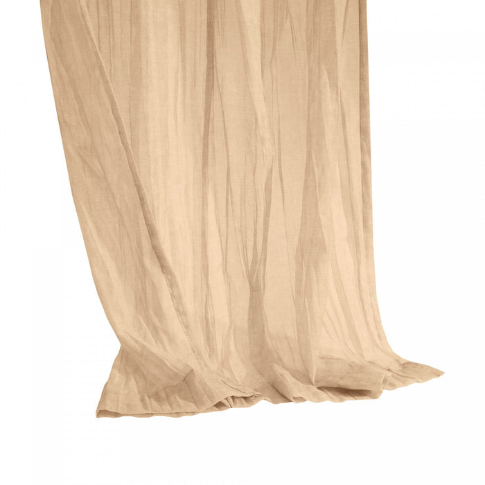 Habitat Paloma Blue Sheer Dual Header Curtain Panel - 52 x 95