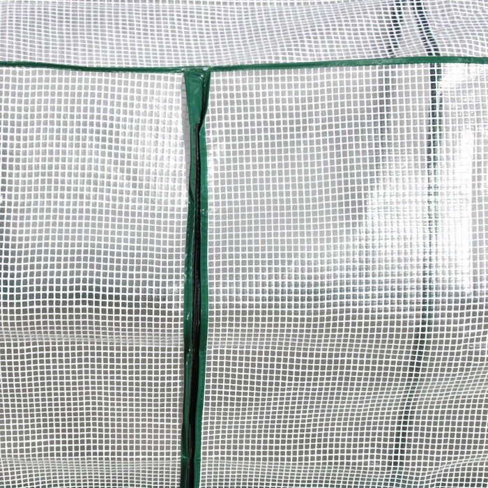 Outsunny 71\" X 17\" X 24\" Mini Greenhouse Portable Hot House For Plants With Zipper Design For Outdoo