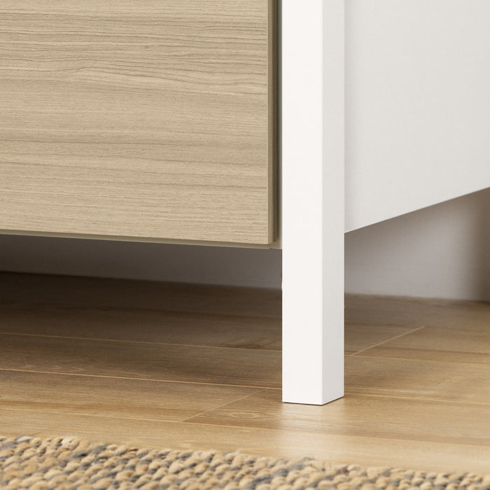 Munich 6-drawer Dresser - White And Soft Elm 