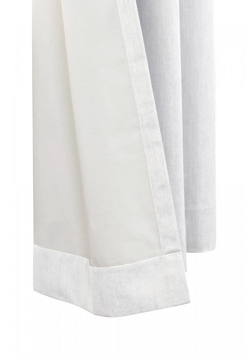 Thermaplus Kelly White Blackout Grommet Curtain Panel - 52 x 84