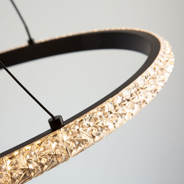 Nova 24 W LED Black Pendant 