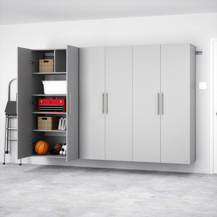 Hangups 108-inch 3-piece Garage Storage Cabinet Set E - Light Gray 