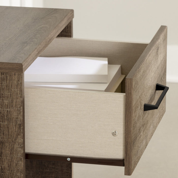 Arlen 1-drawer Nightstand - Weathered Oak 