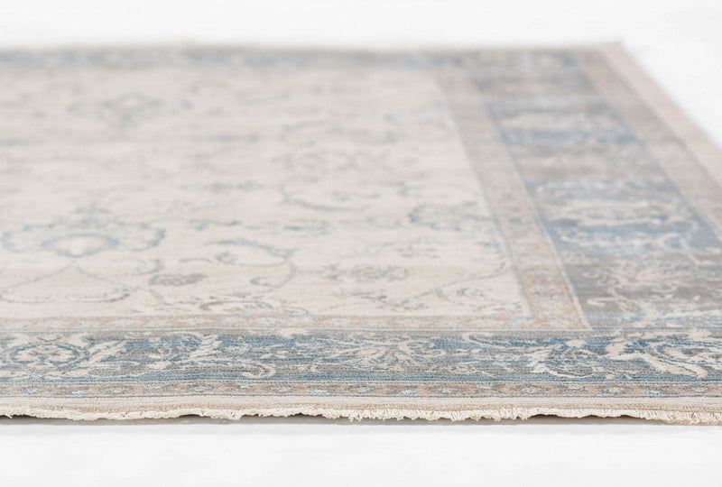 Monet Traditional 2'6\" x 8'0\" Runner Rug in Blue Indoor Area Rug 