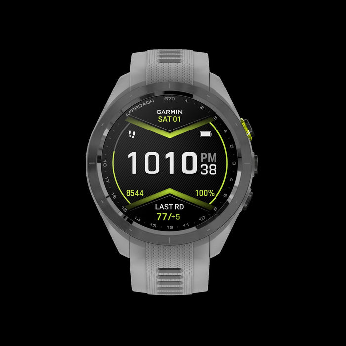 Garmin Approach S70 42mm - Black Ceramic, Amoled Golf Watch, 43k Courses, Virtual Caddie, Gps
