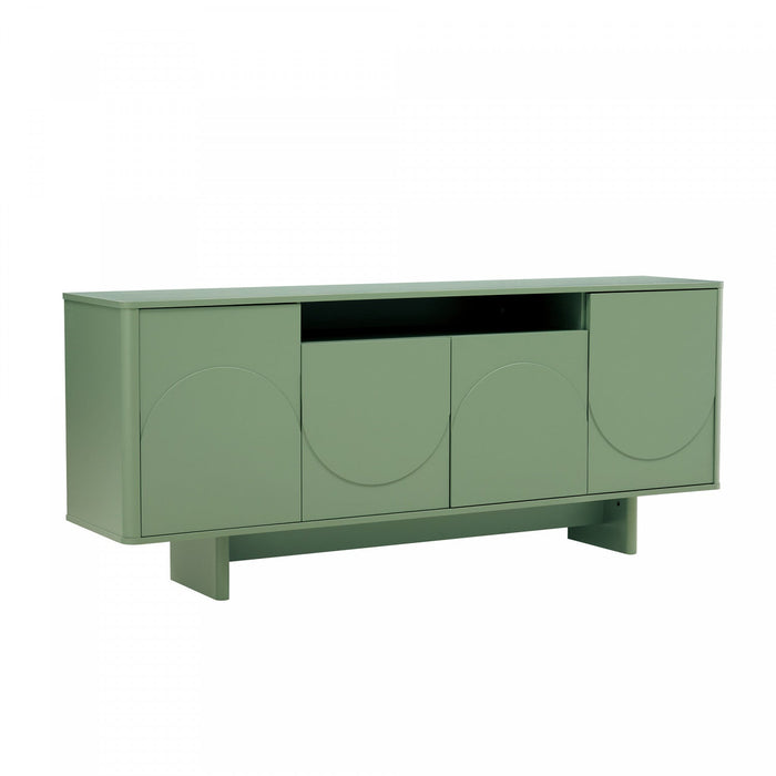 Ella Modern 71\" Sideboard in Sage Green 