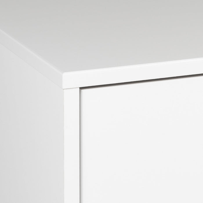 Floating 4-Drawer Dresser - White