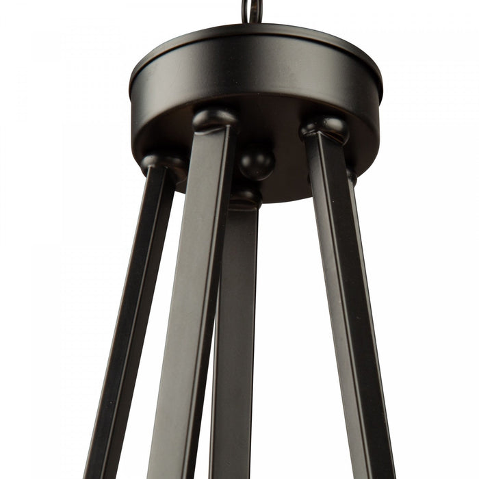 Coco 5-Light Black and Gold Chandelier 