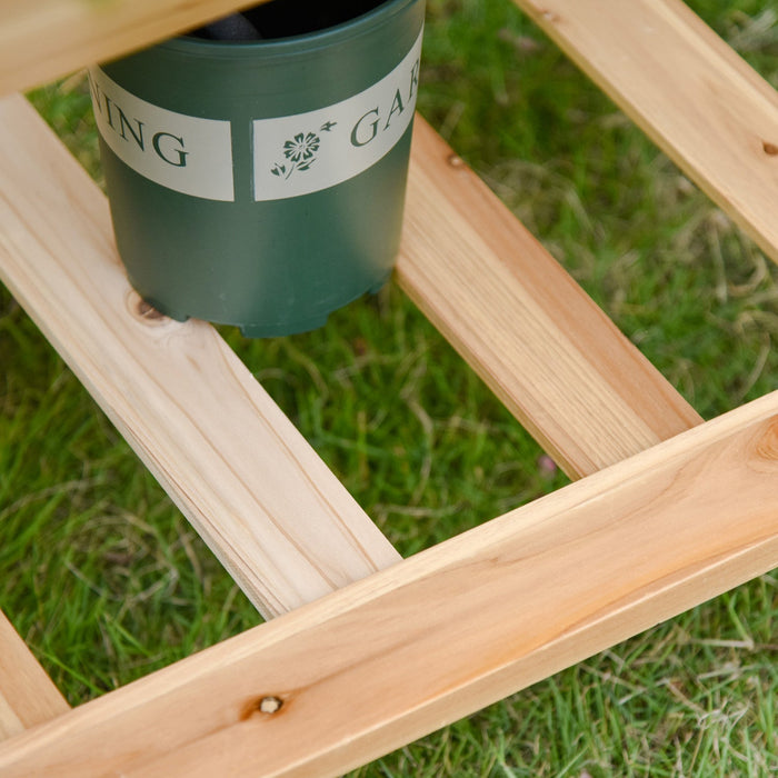 Outsunny Elevated Planter Box With Legs Raised Garden Bed Outdoor Free Standing Wooden Planter With 