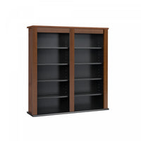 Double Wall Mounted Storage - Cherry Black