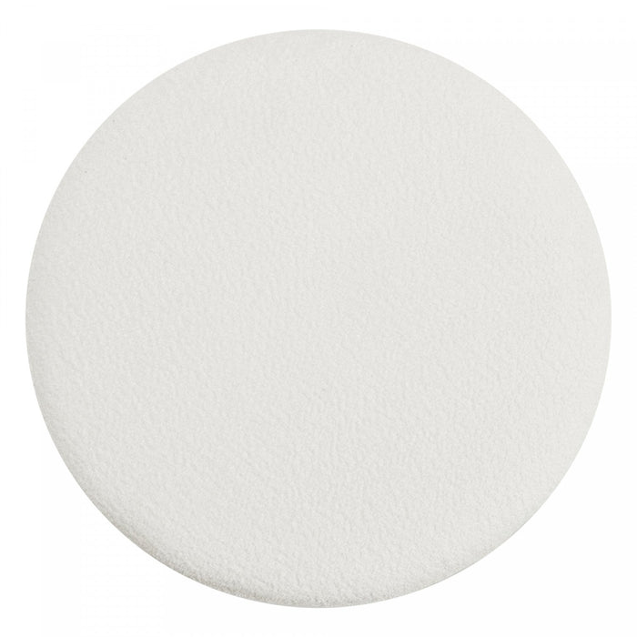 Sophia Round Storage Ottoman Coffee Table with Tufted Upholstery - White 