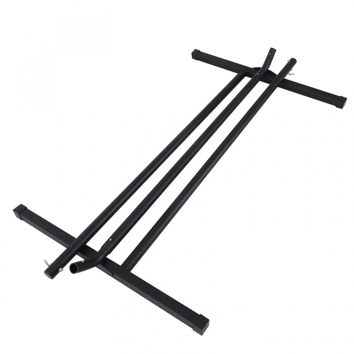 Outsunny 11.8'l Hammock Stand Extra Long Heavy Duty Straight Pole Day Bed Swing Metal Frame Simple S