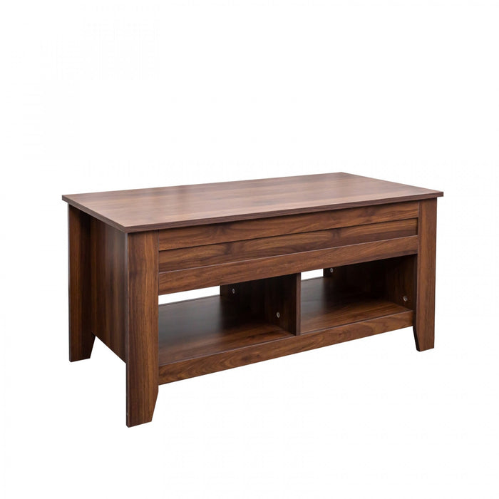 Strauss Lift-top Coffee & End Table Brown, Set Of 2 Occasional Table Package 