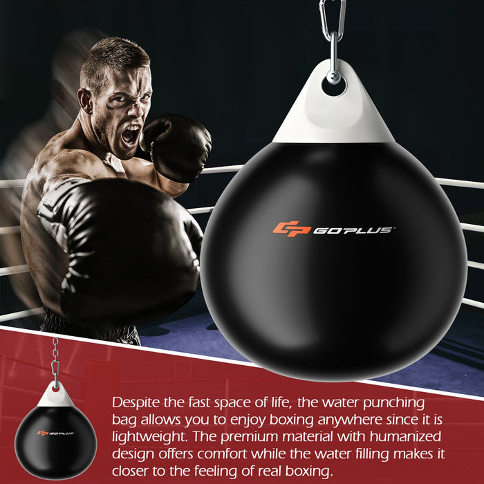 Goplus 18" 110lbs Heavy Water Filled Punching Aqua Training Boxing Bag Home Gym Hook