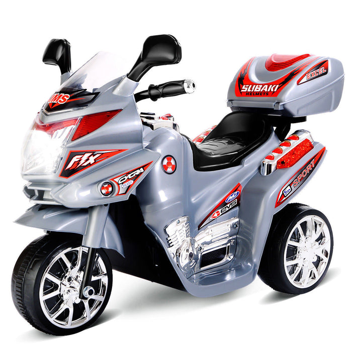 Costway Kids Ride On Motorcycle Powered Electric Toy Power Bicycle 3 Wheel 6v Battery