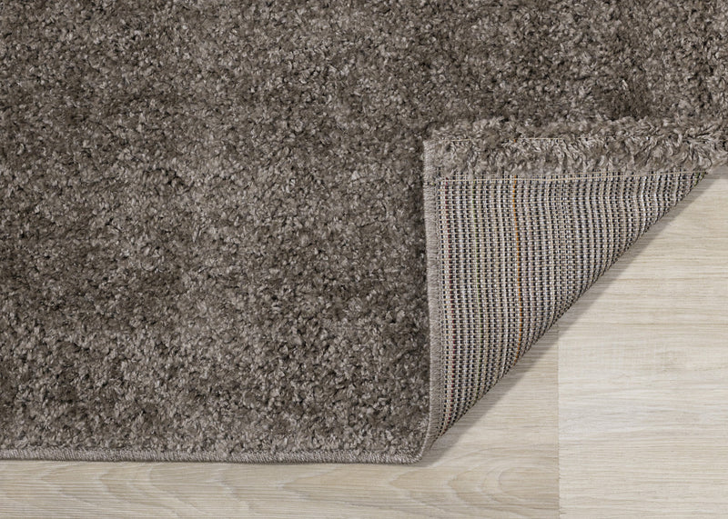 Brooklyn Taupe Shag Area Rug - 5'3\" x 7'7\"