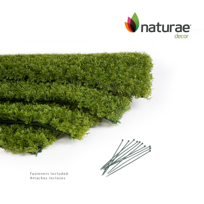 Artificial Cedar 20\"x 20\" Foliage Panel 4 Pieces 