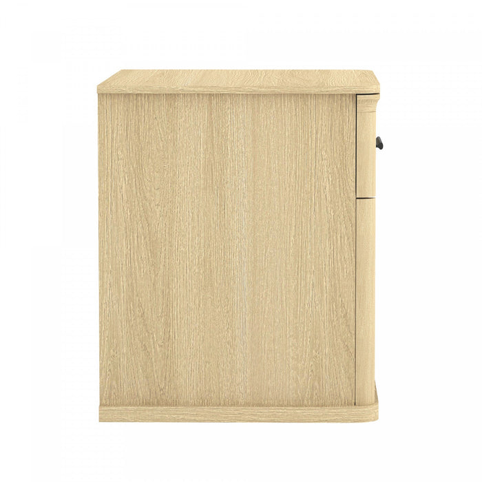 Clifford Traditional Nightstand in Natural Oak (1-Drawer) 