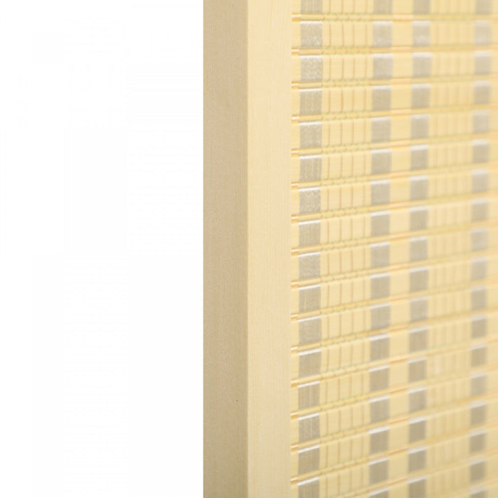 Homcom 6 Ft 4 Panel Room Divider Screens With Hand Woven Bamboo