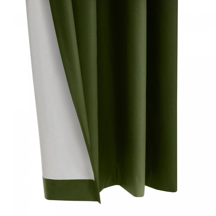 Thermaplus Alpine Olive Blackout Grommet Curtain Panel - 52 x 95