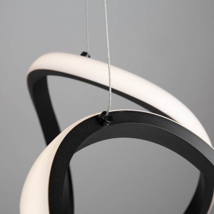 Mira 30 W LED Pendant Black 